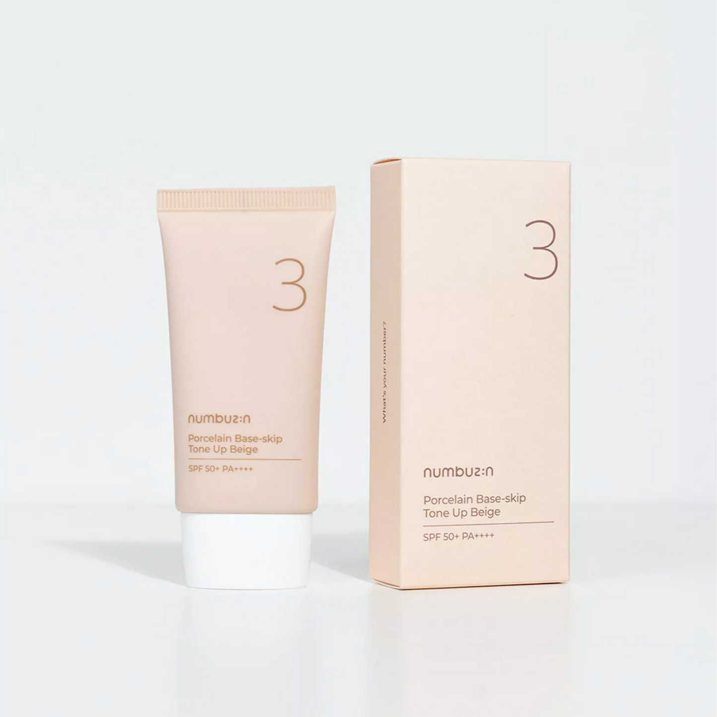 numbuzin No.3 Porcelain Base-skip Tone Up Beige 50ml