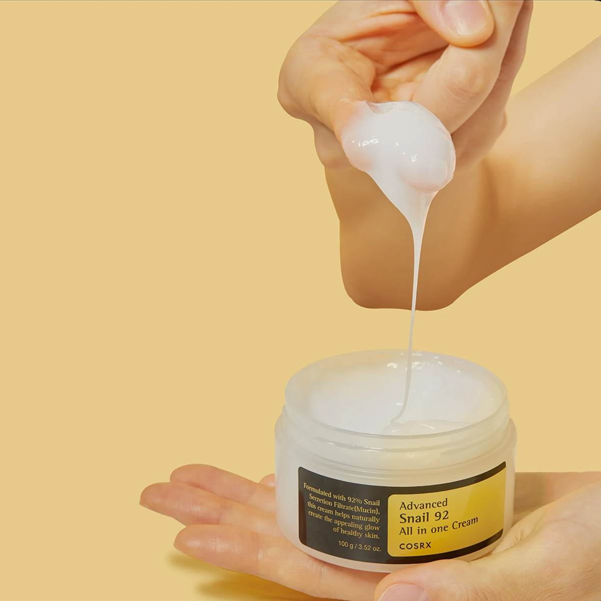 COSRX Snail Mucin 92% Repair Cream 3.52 Fl Oz