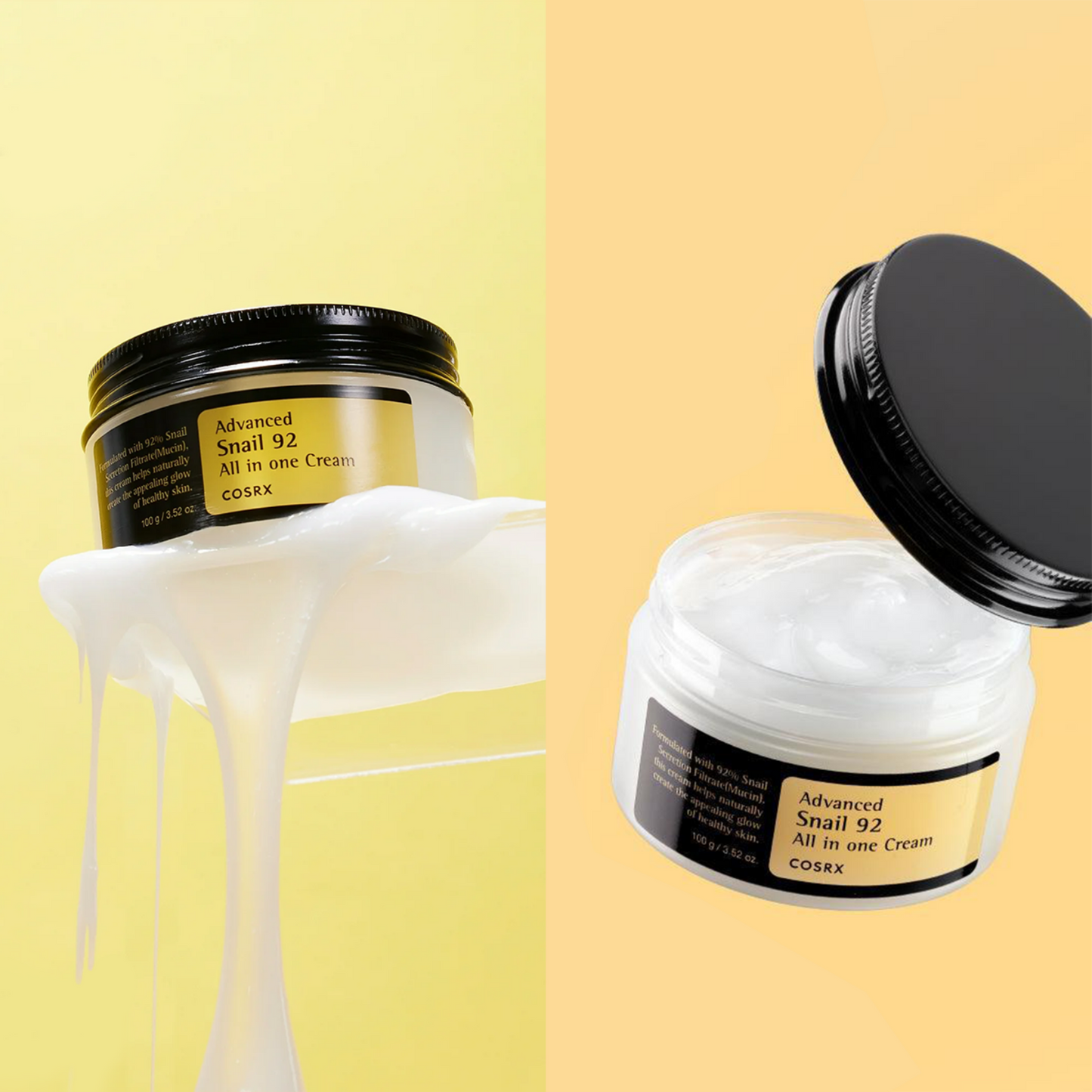 COSRX Snail Mucin 92% Repair Cream 3.52 Fl Oz