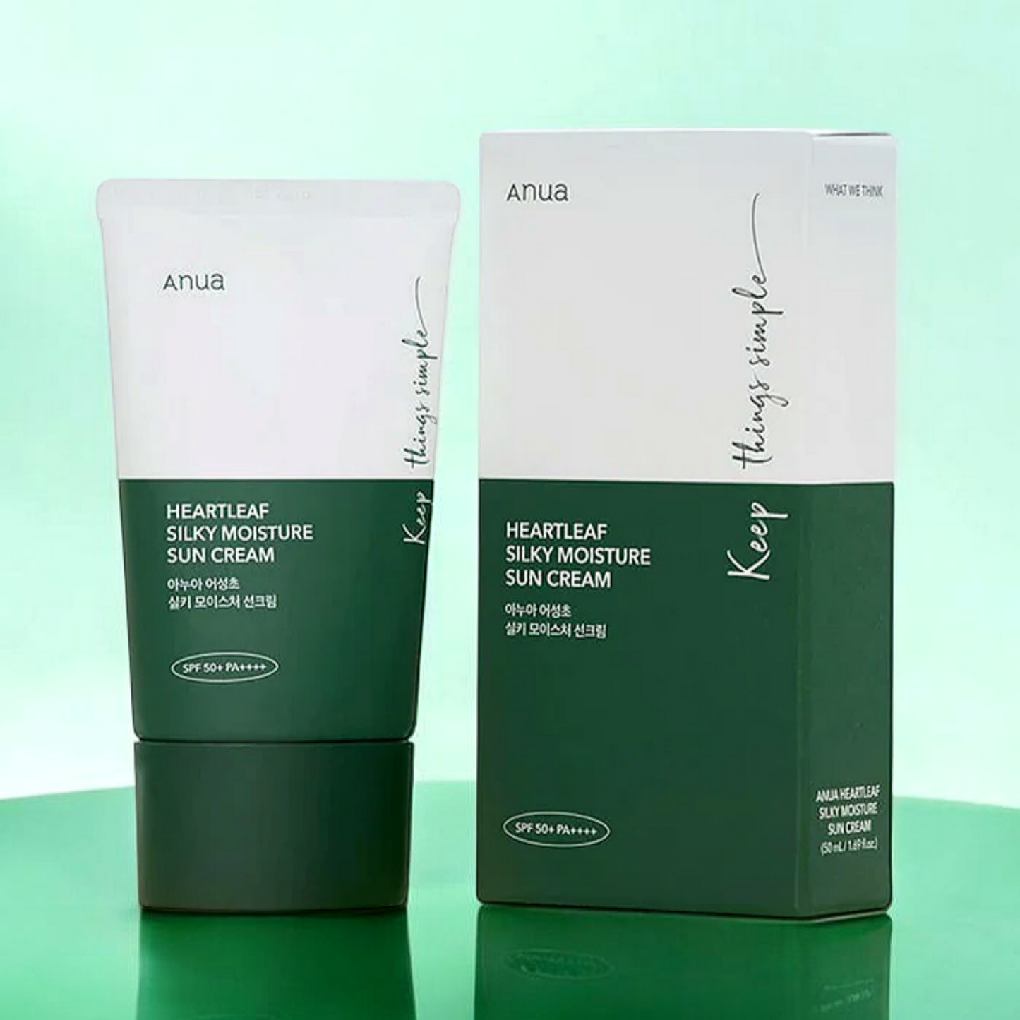 ANUA Heartleaf Silky Moisture Sun Cream 50ml