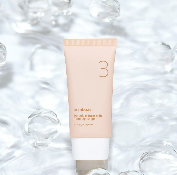 numbuzin No.3 Porcelain Base-skip Tone Up Beige 50ml