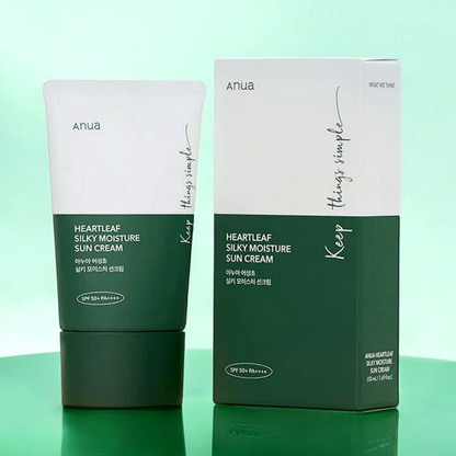 ANUA Heartleaf Silky Moisture Sun Cream 50ml